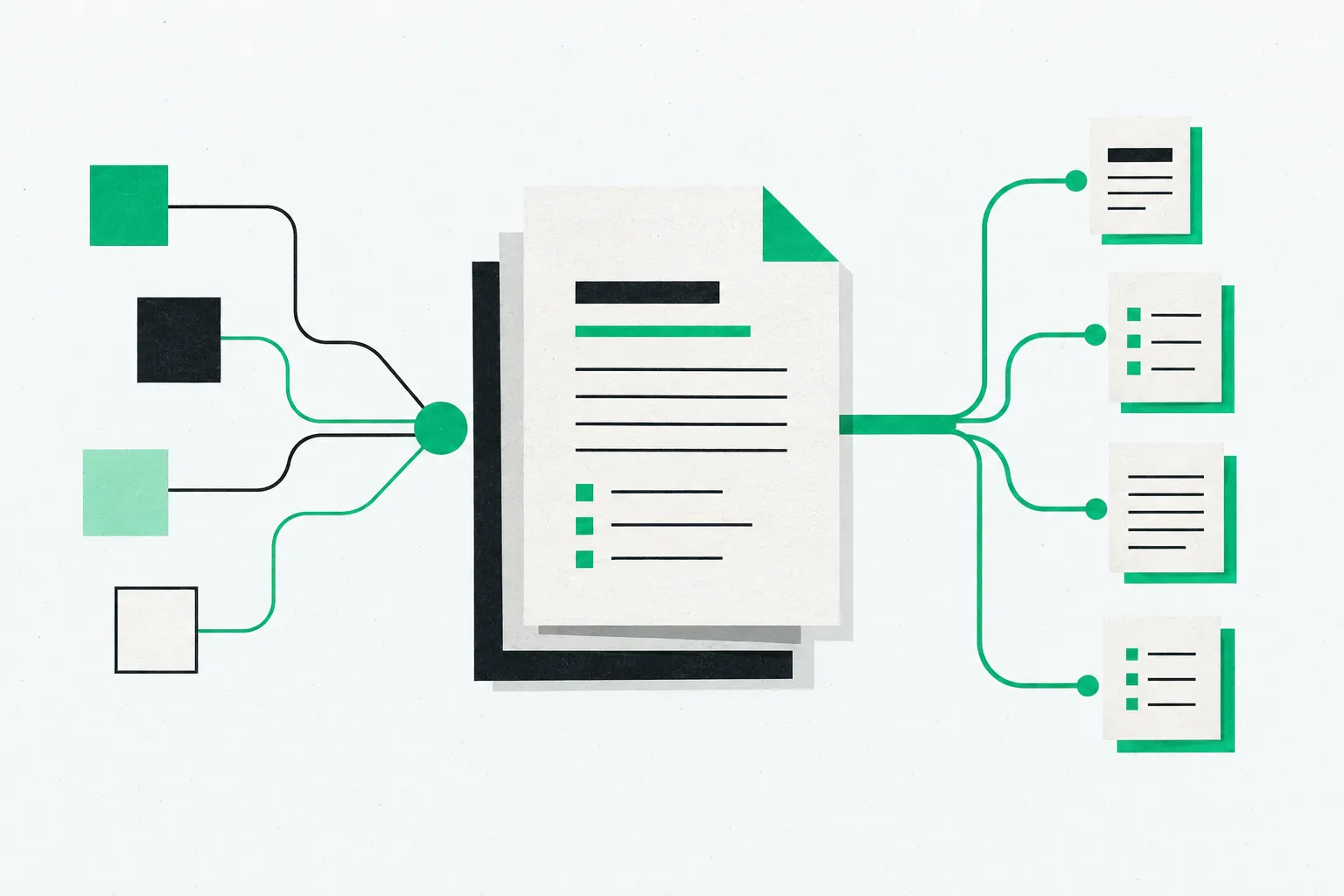 Illustration éditoriale : Faire des comptes rendus
